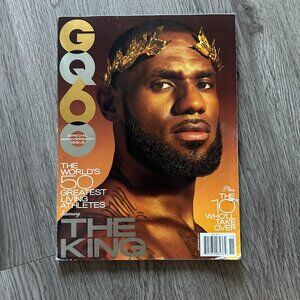 GQ Magazine 60th Anniversary Cover November 2017 Lebron James Cover Collectible